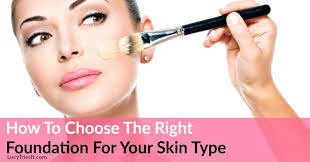 right foundation makeup for your skin type