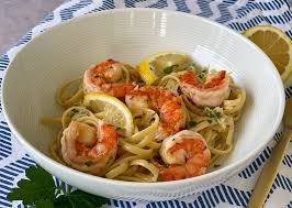 shrimp sci pasta italian style