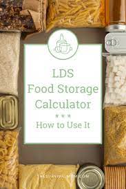 lds food storage calculator