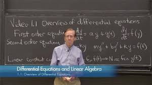 diffeial equations and linear