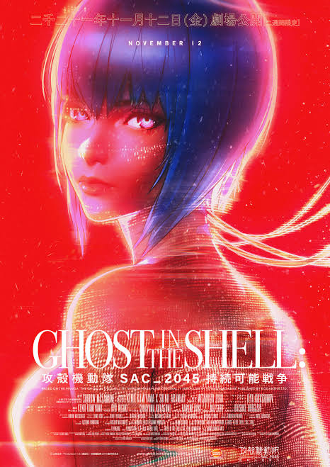 Ghost In The Shell – SAC_2045 – Sustainable War (2021) Hollywood Dual Audio [Hindi + English] Full Movie HD