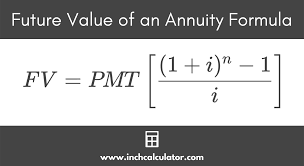 future value of an annuity calculator
