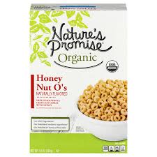 promise organic honey nut o s cereal