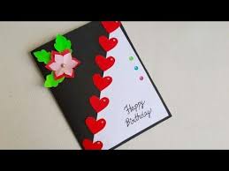 Maybe you would like to learn more about one of these? Beautiful Birthday Greeting Card Idea Diy Birthday Card Complete Tutorial Yout Birthday Card Craft Diy Greeting Cards For Birthday Card Design Handmade