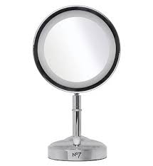 no7 silver illuminated makeup mirror