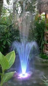 Led Lighted Pond Fountain W 1500 Gph