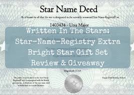star name registry extra bright star