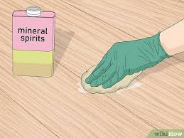 how to clean oil off a wood floor