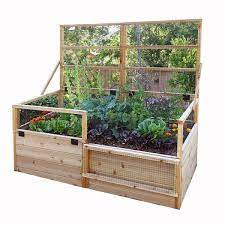 Garden In A Box With Trellis Lid