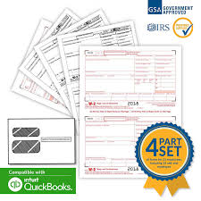 W 2 Employee Laser Forms W2 4 Part Kit 2018 With Self Seal Envelopes For 25 Employees 3 Free W 3 Transmittal Forms Irs Aprroved
