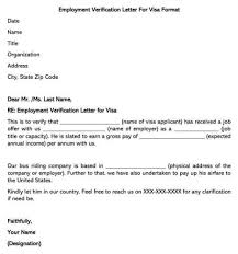 Here is a sample example of letter from employer for visa purpose to help you create a customized draft on your company's behalf. Employment Verification Letter For Visa Sample Letters Examples