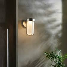 Outdoor Wall Light 16w Pewter Frosted