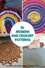 10 free modern crochet rug patterns