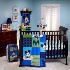 piece mickey mouse crib bedding set