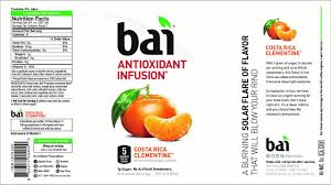 bai antioxidant infused beverage