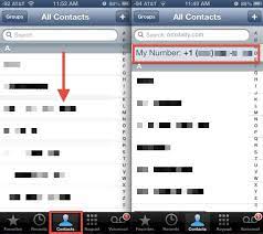 how to find an iphone s phone number