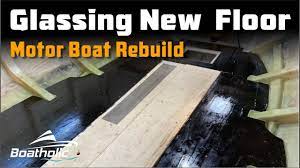 fibregl plywood boat floor to the