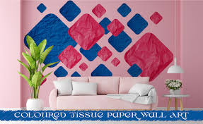 easy tissue paper wall art ideas pep