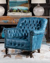 levi leather lounge chair tufted