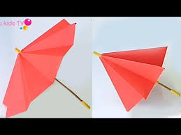 How To Make Paper Umbrella Youtube