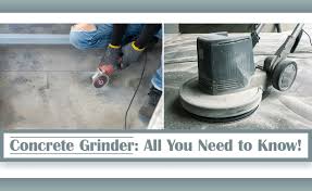 concrete grinder types uses