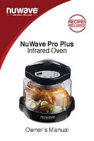 nuwave pro plus infrared oven manual