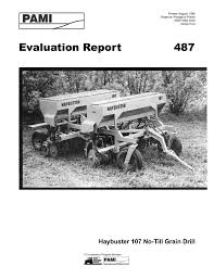 487 Haybuster 107 No Till Grain Drill 1986 Manualzz Com