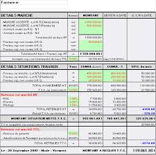 tarifs programme excel logiciel