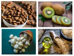 11 best vitamin rich foods for good hair, skin and nails |<img data-img-src='https://encrypted-tbn0.gstatic.com/images?q=tbn:ANd9GcRb1DDliZIbzg5ar1Q4rWP6TVnTRSlQOwzSSk6VqE49Qg&s' alt='What are the best foods for healthy hair and nails' /><h3>Here are a portion of the great quality fixings to incorporate into your get-healthy plan for stimulating hair and nails:</h3><p><strong>Salmon: </strong>Wealthy in omega-three unsaturated fats, protein, and diet D, salmon advances scalp wellbeing and empowers hair blast while reinforcing nails. Omega-3s help sustain hair follicles and forestall dry, fragile nails.</p><p><strong>Eggs: </strong>Eggs are a marvelous stockpile of biotin, a B nourishment significant for invigorating hair and nails. Biotin lack can bring about going bald and weak nails, so exceptionally, for example, adding eggs to your eating routine can help keep their solidarity and essentialness.</p><p><strong>Spinach: </strong>Loaded with iron, nutrients An and C, and folate, spinach upholds healthy hair growth and forestalls balding. Lack of iron is a typical explanation of hair shedding, so integrating iron-well-off dinners like spinach into your food plan can help keep up with hair wellness.</p><p><strong>Yams:</strong> Yams are wealthy in beta-carotene, which the edge changes over into vitamin A. Vitamin An is fundamental for selling scalp wellbeing and invigorating the development of sebum, a characteristic conditioner for hair. Moreover, yams consolidate cancer prevention agents that help safeguard the pores, skin, and nails from hurting.</p><p><strong>Nuts and seeds: </strong>Almonds, pecans, flaxseeds, and chia seeds these supplements help meat up hair follicles, save you breakage, and sell nail development.</p><p><strong>Greek yogurt: </strong>Greek yogurt is high in protein, calcium, and vitamin B5 (pantothenic corrosive), which upholds hair blast and reinforces nails. Protein is crucial for building keratin, the protein that makes up hair and nails, even as calcium empowers and saves nail power and thickness.</p><p> </p><p>Integrating those supplement-rich fixings into your get-healthy plan can assist with advancing restorative hair and nails from the inside out. Also, remaining hydrated through <a href=