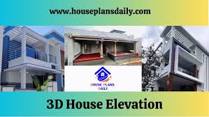 3d House Elevation House Front