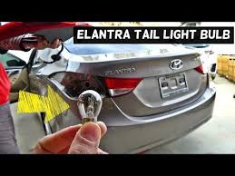 How To Replace Tail Light Bulb On Hyundai Elantra 2011 2012