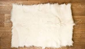 sheepskin area rug cleaning in