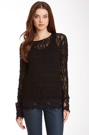 Nightcap Clothing Florence Lace Sweater Nordstrom Rack