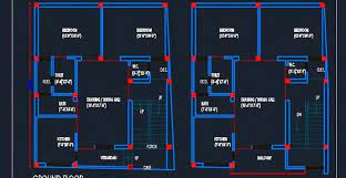 House Floor Layout Plan Free Dwg Detail