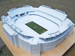 m t bank stadium scale model southern