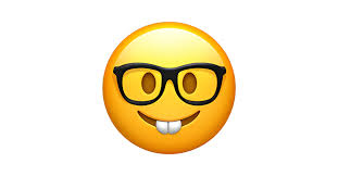 🤓 Cara sorridente com óculos Emoji — Significado, Copiar e Colar,  Combinações