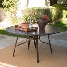 round 51 inch modern patio dining table