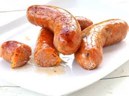 homemade smoked cheddar sausages the