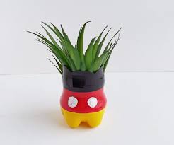 mickey mouse flower pots