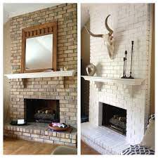 Painted Brick Fireplaces