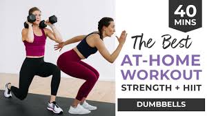 strength hiit home workout for women