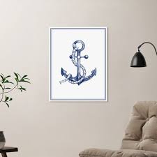 Anchor Printed Wall Art Temple Webster