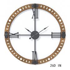 Custom Digital Metal Wooden Wall Clocks Kit