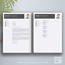 MAC Resume Template         Free Samples  Examples  Format Download     Beautiful Professional Resume Template Design   Cover Letter   MS Word    Instant Download   Blue
