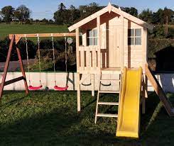 Toby Kids Playhouse With Double Swing
