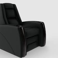 leather black home theater chairs