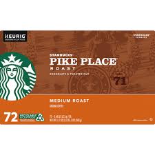 From our first store in seattle's pike place market to our coffeehouses around the world, customers requested a freshly brewed coffee they could enjoy throughout the day. Starbucks Pike Place Medium Roast Ground Coffee K Cup Pods 0 44 Oz Instacart