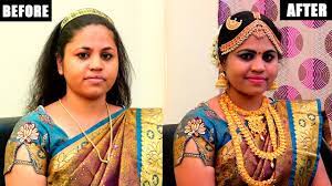 south indian traditional bridal makeup