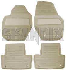floor accessory mats rubber soft beige