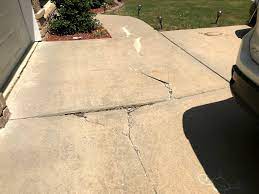 replace ed concrete driveway slabs